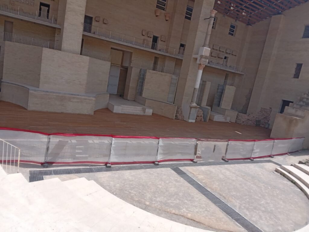 Rehabilitación madera Teatro Romano de Sagunto SOS Madera Valencia
