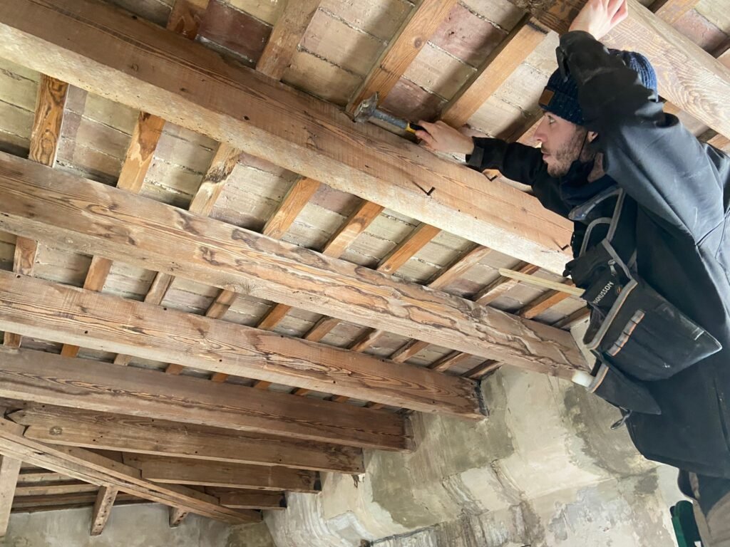 Palacete Ducal de Burjassot Restauración estructural de vigas